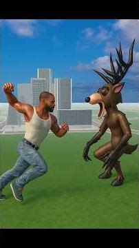 Franklin Vs Deer 99 Nights In Indian Bike Driving 3D #shortsfeed