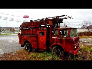 Junkyard Relics - ABANDONED 1960's GMC Fire Truck Cabover