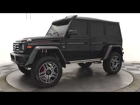 2018 Mercedes-Benz G550 4x4 Squared in Obsidian Black over Black for sale