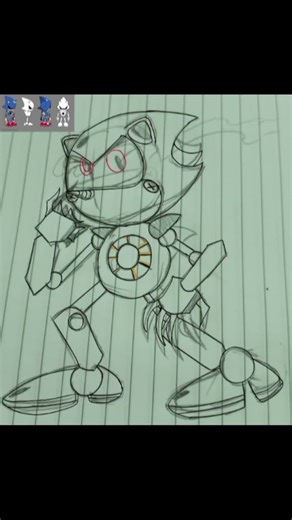 metal sonic/OM speedpaint #sonic #metalsonic #outcomememories #art #speedpaint #roblox