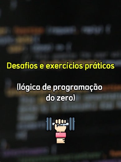 Desafios e exercicicos | Logica de programação do zero #programador #cienciadacomputacao #softwareengineer #desenvolvedor #tecnologia #dev #code #fy