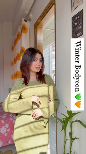 77K views · 355 reactions | Bodycon that brings the heat, even when the temps drop ❄️ Colour: Mint and orange 李 Size 34-48 Long 45-48 inch Material: Double ribbed Limited qty‼️ Inbox us to place your order. | Clothing Express 2.0 | Facebook