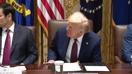 President Donald Trump called for Harvard University to pay a sweeping $500 million settlement to restore its federal funding, saying the elite university has been “very bad.” | Brian Allen KSFY