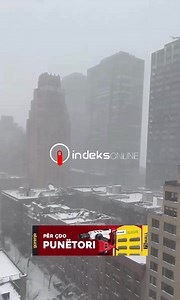 LIVE nga Nju Jorku, Manhattan mbulohet me borë ❄️ | IndeksOnline