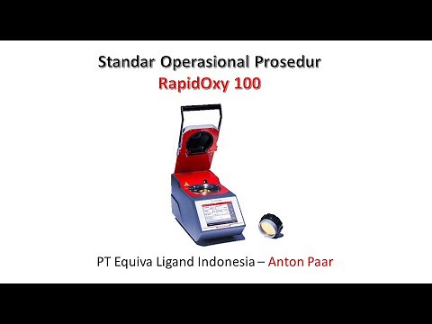SOP RapidOxy 100 Oxidation Stability Tester - Anton Paar