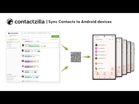 Sync CardDAV Contacts to Android with Contactzilla (QR Code Setup)