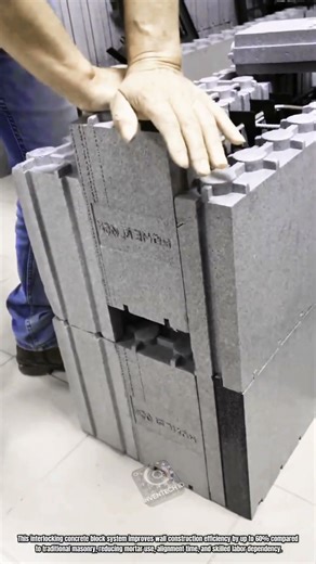 Best Innovation Interlocking Concrete Block System: How to Build Walls Fast
