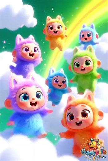 jumping rainbow | nursery rhyme