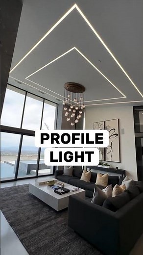 how to install a profile light in the ceiling #light #shorts