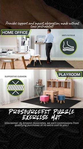 ProsourceFit Puzzle Exercise Mat #amazonhomefinds2025