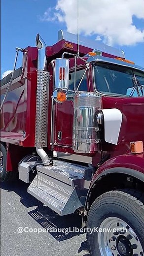 New W900 Tri-Axle Dump Truck #kenworth