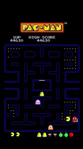 Pacman 12–Classic Arcade Gameplay#shorts