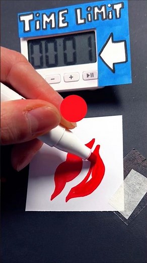 Drawing Kiss Mark Emoji in 15Sec