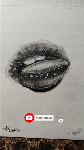 How To Draw Hypar Realistic Lips.
