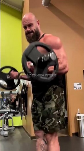 BRAUN STROWMAN GYM ARM WORKOUT #gym #bodybuilding #wwe
