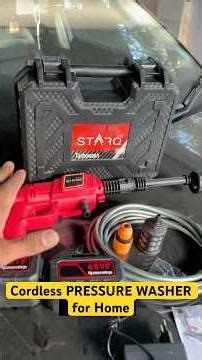 Portable Cordless High Pressure Washer for HOME