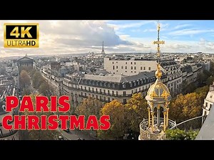 CHRISTMAS IN PARIS 2023 - Printemps Store Haussmann | 4K Walking Tour