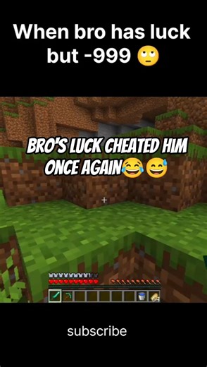My Bro Tried MLG for Diamonds… It Didn’t End Well 😭💎#minecraft#shorts