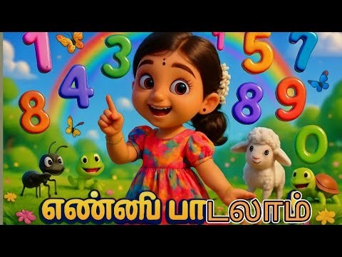 🎵 எண்ணிப் பாடலாம்! | Tamil Numbers Song 1 to 10 | Kutti Maya Kids Song | Learn Counting in Tamil