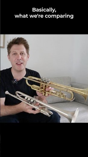 Bb vs C trumpets #trumpet #shootout #trumpetsound #ctrumpet #bbtrumpet