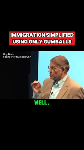 159K views · 5.3K reactions | Yep - - Repost: @numbersusa The most important immigration video you’ll ever see. Immigration simplified - using only gumballs. #immigration #gumballs #numbersusa #migrants | Ted Nugent | Facebook