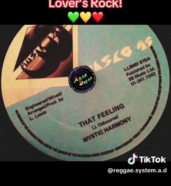 Lover’s Rock! 💚💛❤️ #mysticharmony #loversrock #loversrockreggae #reggae #jamaicareggae #jamaica #reggaemusic #reggaeroots #rubadubstyle #reggaerubadub #historyreggae #historyjamaica #dancehall #dancehallreggae