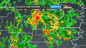 Here's a radar update and the latest timing for the squall line that will come through LATE tonight. | Ryan Vaughan