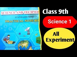 Class 9th Science And Technology Practical Book Answer Part 1/ All Experiment / विज्ञान प्रात्यक्षिक