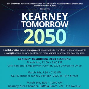 You're Invited! Kearney Tomorrow 2050 Kearney Tomorrow 2050 is a...