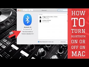 How to Turn Bluetooth On or Off on Mac 2020