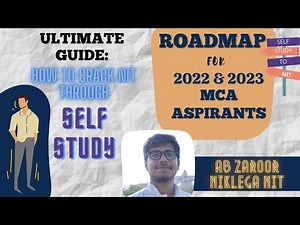 NIMCET 2022/2023 Self Study Strategy Roadmap| Complete Study Tips | Ab niklega NIMCET | One Stop MCA