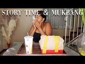 HE MADE ME TELL HIS BEST FRIEND THAT WE ARE TOGETHER | MCDONALD'S MUKBANG + STORY TIME