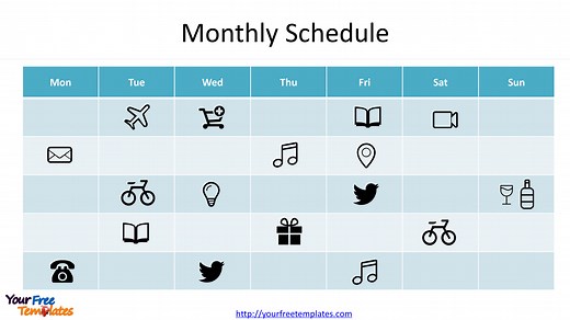 Weekly Schedule Template - Free PowerPoint Template