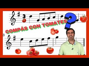 🍅🍅🍅 Teoría musical - EL COMPÁS - tutorial con explicación MUY FÁCIL para aprender los compases