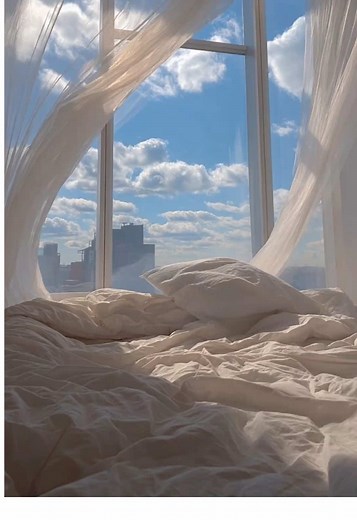 幻想的な昼寝の風景動画