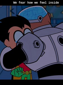 Cyborg y Robin se recuperan en Teen Titans Go