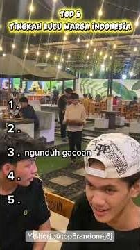 top 5 tingkah lucu warga indonesia😂🤣 #seharianlucu #lucu #memengakakkocak #ngakak #funny