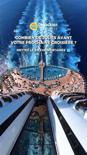 🚢 J- combien avant votre prochaine croisière ? 👀🌊