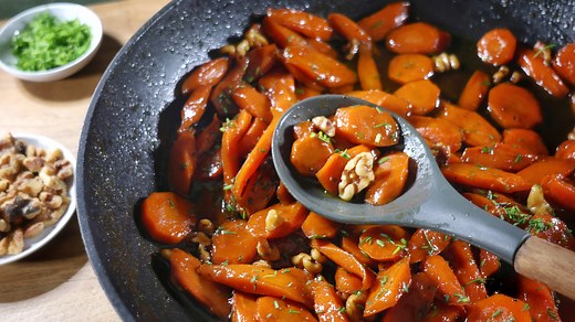 The Best Bourbon Glazed Carrots Recipe - Mashed