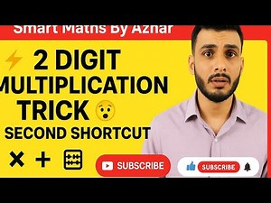 Multiply 2 Digit Numbers in 3 Seconds! 😱 | Easy Vedic Math Trick | Fast Calculation Tips