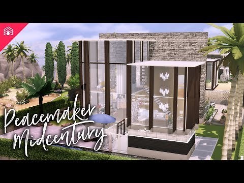 Peacemaker Mid-century Modern | The Sims 4: Speed Build