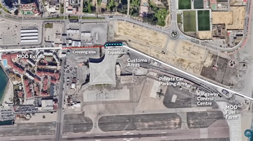 Schengen Shack - preparatory works begin at the airport