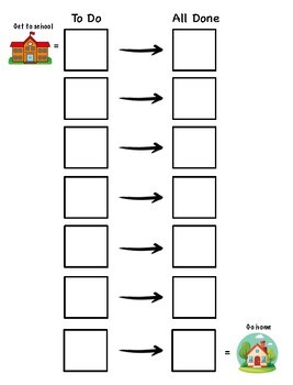 School Visual Schedule