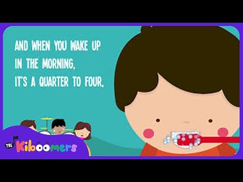 Brush Your Teeth Lyric Video - The Kiboomers Preschool Songs & Nursery Rhymes for Healthy Habits