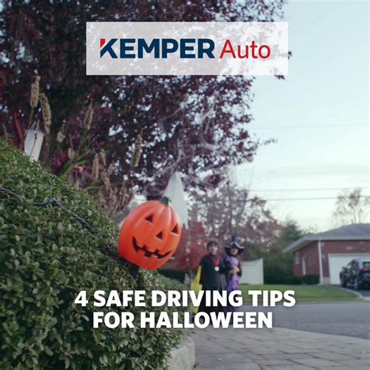 This Halloween, follow these 4 safety tips to help keep trick-or-treaters safe: #HalloweenSafety #DriveSafe | Kemper | Facebook