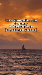 🌀 432 Hz Golden Ratio Frequency — it clears your brain. Stay as long as you need. 432 Hz is often described as a calming and grounding tone. But this isn’t just one note — it’s layered with harmonics spaced in the proportions of the golden ratio (1.618…), the same design code found in seashell spirals, galaxies, flowers, DNA, and even your heartbeat. ✨ Why it feels so powerful: Your brain and body recognize these proportions instantly as safe, balanced, and coherent. That recognition creates a 