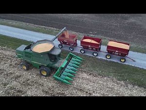 Kerrigan Brothers Corn Harvest 25' #familyfarm #farmer #farm #farmvideos #canada #tractor #combine