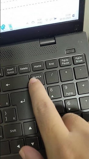 Para que serve a setinha do teclado numérico? #dicastech