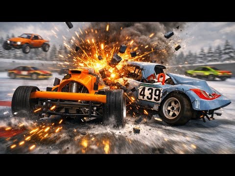 Demolition Derby 3 – Explosive Head-On Crash & Extreme Car Destruction 💥
