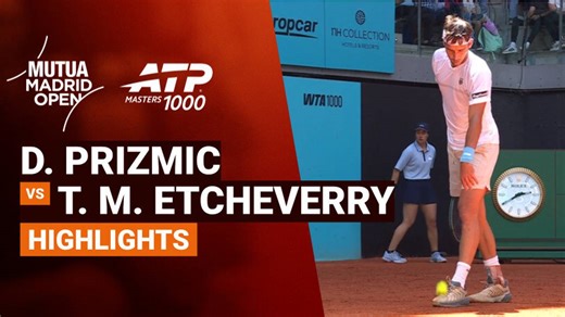 Dino Prizmic vs Tomas Martin Etcheverry - Highlight | ATP 1000: Mutua Madrid Open 2026
